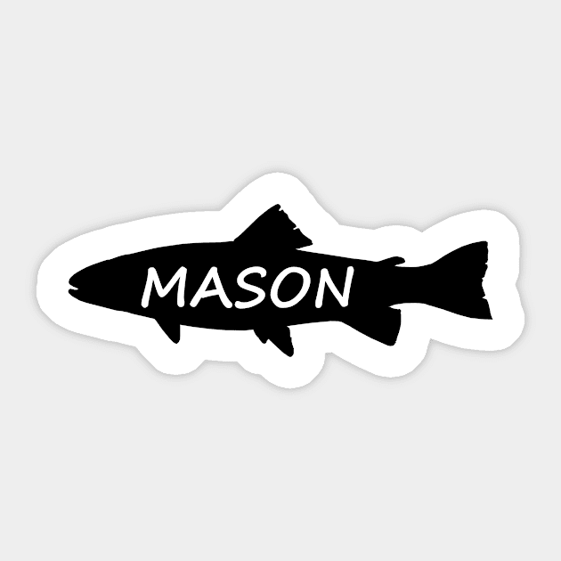 Mason Fish Sticker by gulden